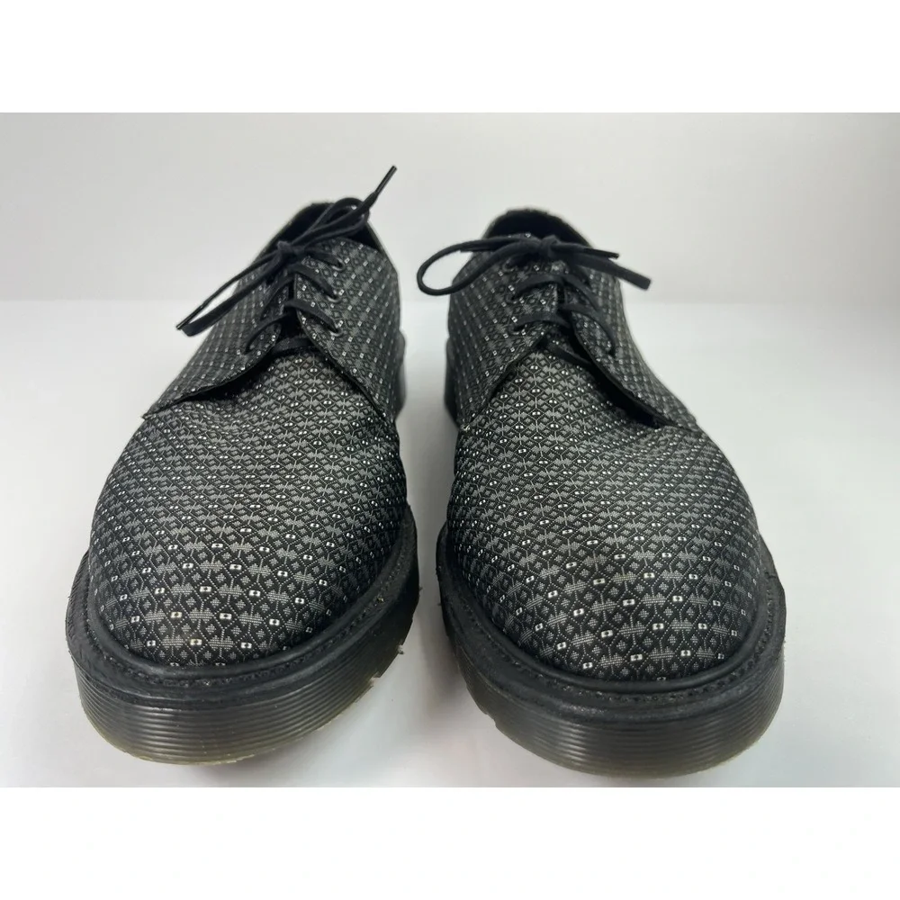 Dr. Martens Lester Men's Size 11 Shoes Black Grey Diamond Dot 15684001 England